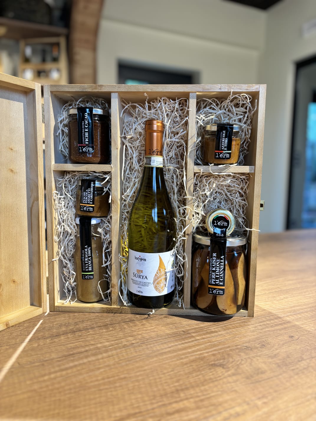 Cassetta in legno Food & Wine- CL01